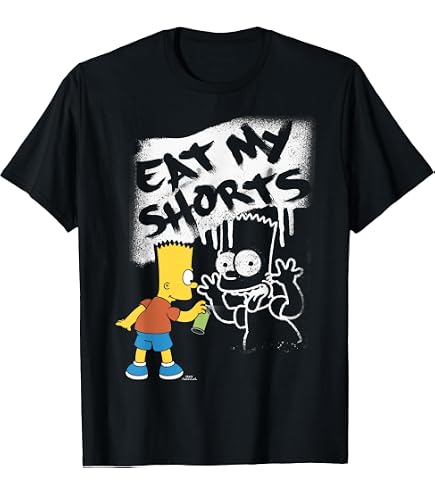 Amazon.com: The Simpsons Bartman Graphic Adult T-Shirt (Medium